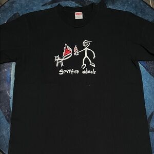 Supreme Black Cotton T-Shirt